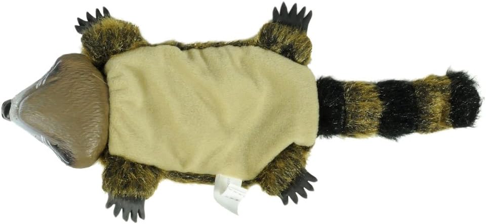 Hyper Pet Juguete de peluche para perro de mapache Real Skinz