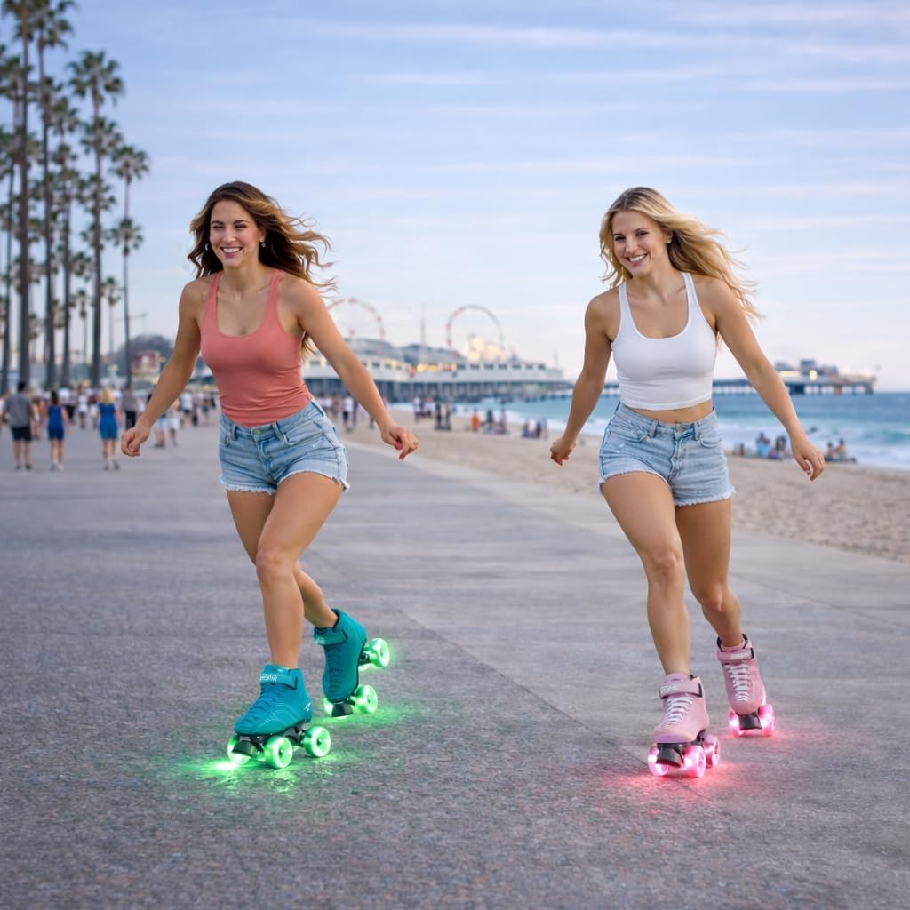 Bont Patines Prostar Suede Profesionales Patines con Ruedas Led Lum...