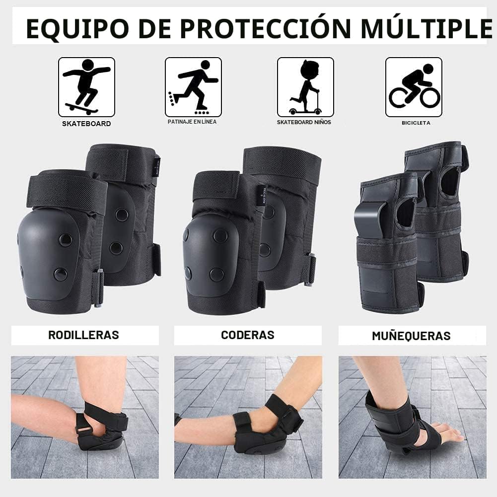 Banzk Rodilleras para Adultos Coderas Muñequeras para Adultos y Niñ...