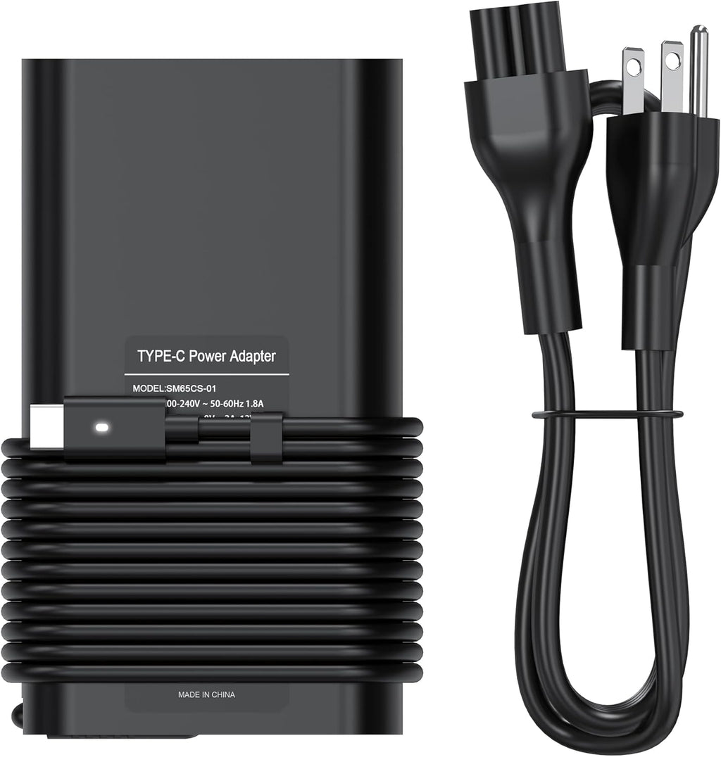 BULL-TECH Cargador USB C de 65 W para laptop Dell Latitude 5285 528...