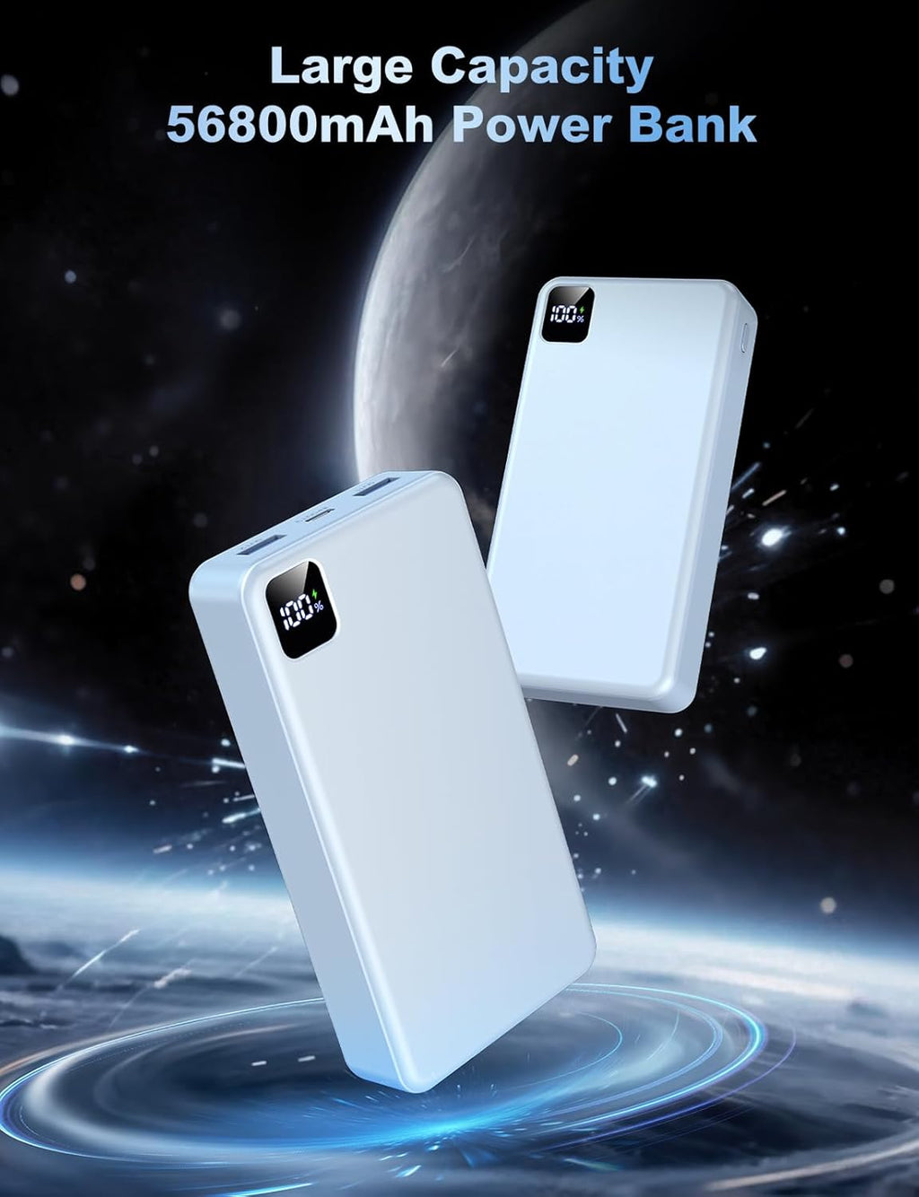 Cargador portátil, batería de 56800 mAh, cargador de teléfono portá...