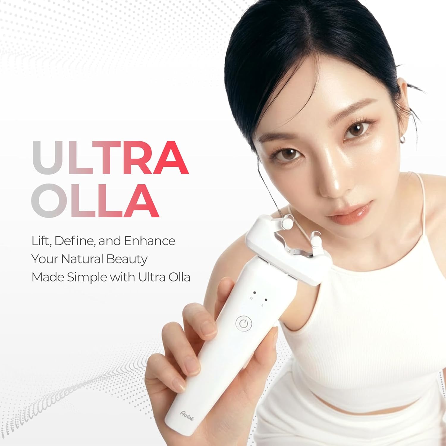 Aalok Ultra Olla | Dispositivo facial RF y LED en casa para levanta...
