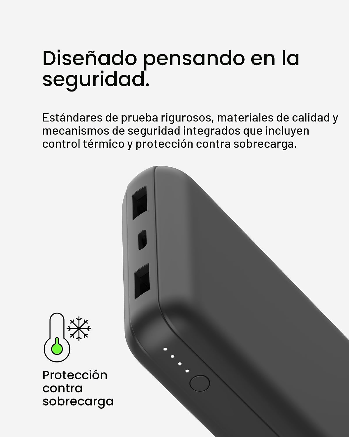 Belkin Cargador Portátil, Batería Externa USB-C 20000 mAh con 2 Pue...