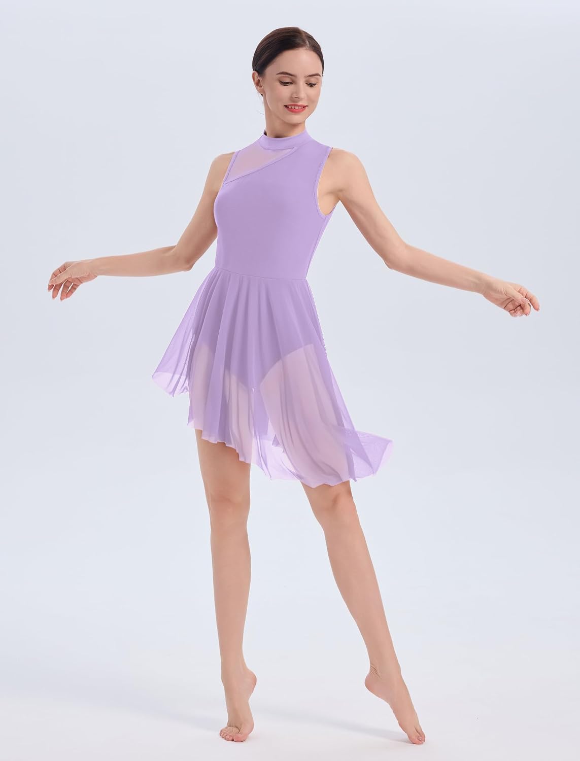 AFAVOM Vestido de baile lírico para mujer, disfraces de baile conte...