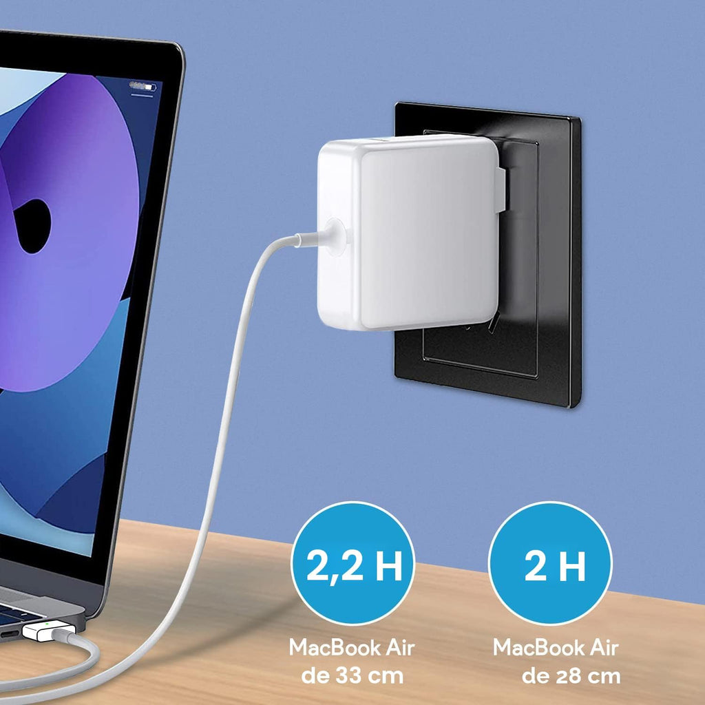 Cargador para Mac Book Air, 45 W Adaptador de corriente Magnético M...