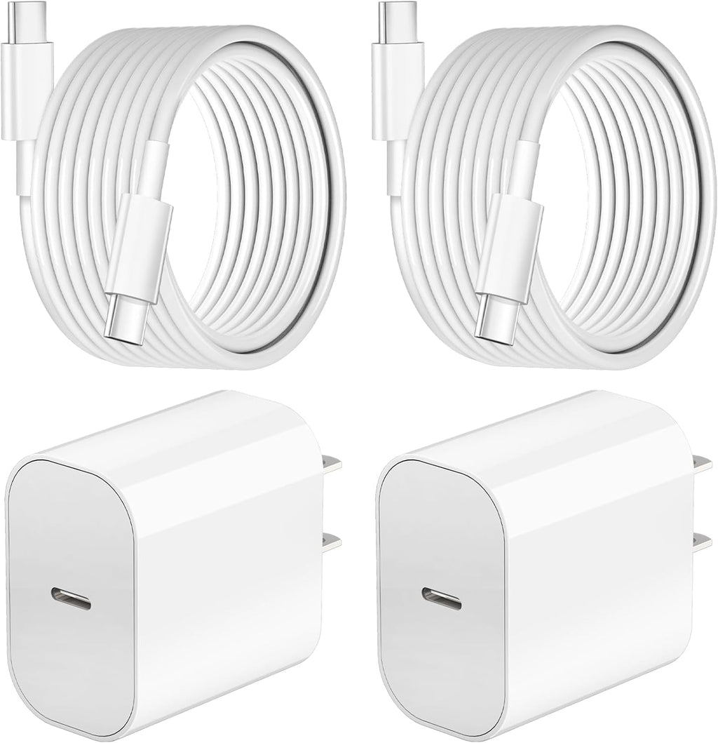 Cargador para iPhone 16 15, cargador rápido, 20 W, USB C, bloque de...