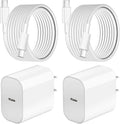 Cargador para iPhone 16 15, cargador rápido, 20 W, USB C, bloque de...
