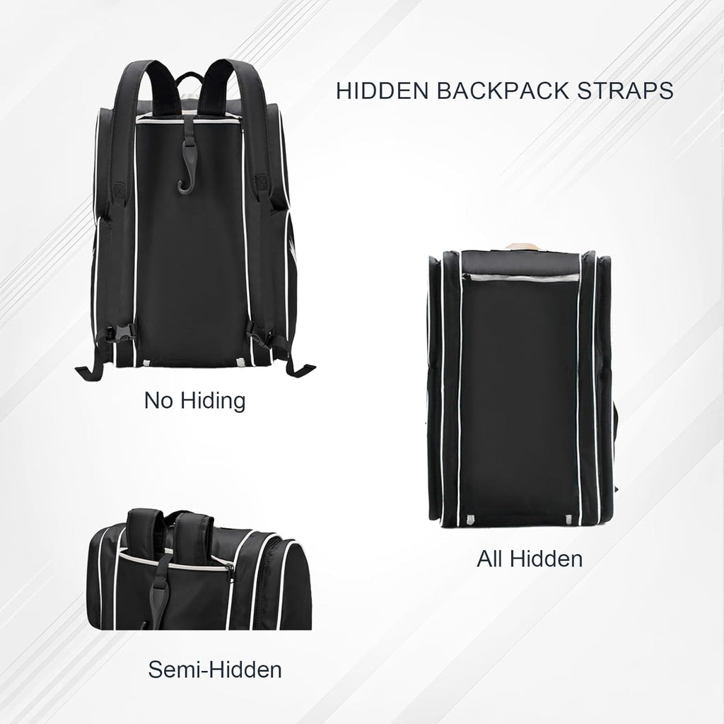 TILDOSAC Bolsa de pickleball \u2013 Bolsa grande de paleta para 4 p...