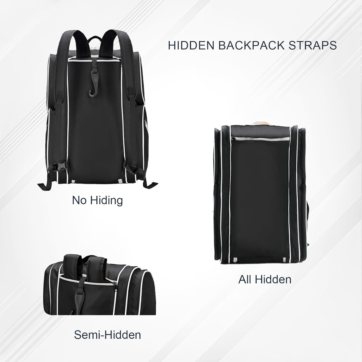 TILDOSAC Bolsa de pickleball \u2013 Bolsa grande de paleta para 4 p...