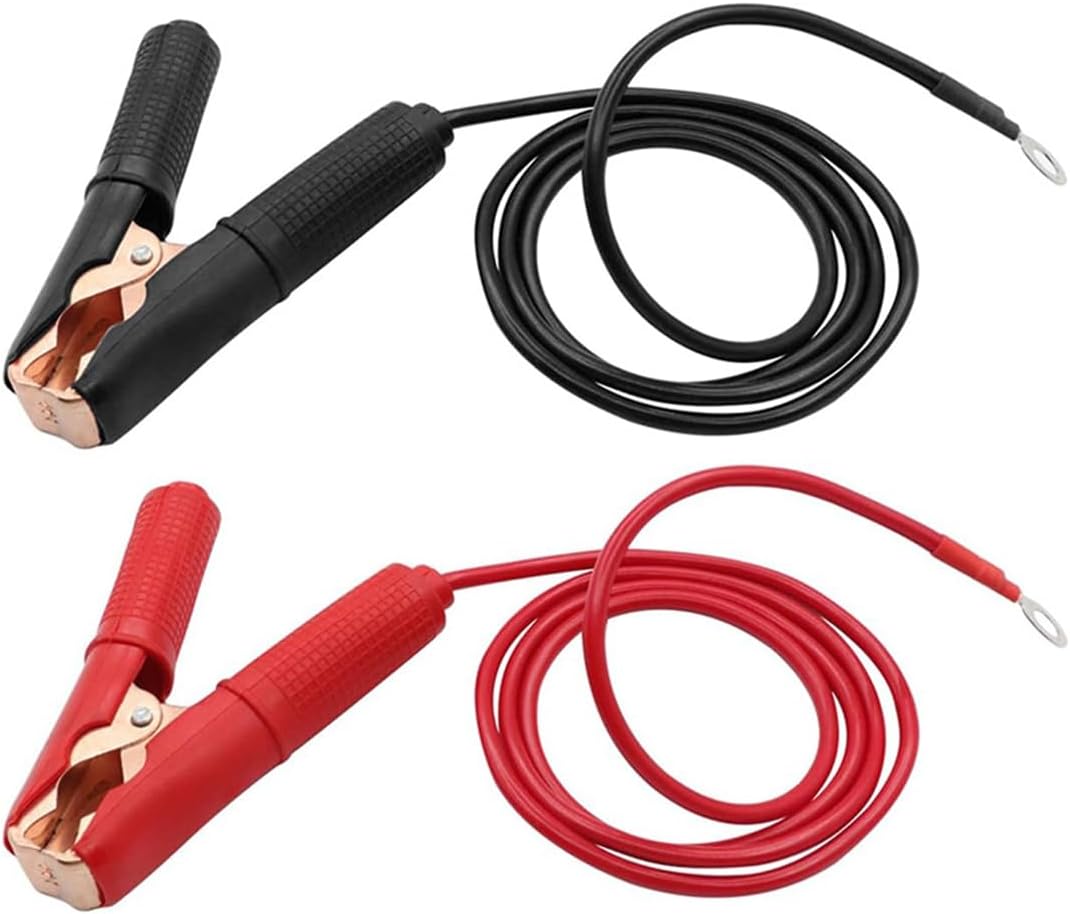 2 clips de cocodrilo, cable de puente de refuerzo 50A-3.3 pies, 13...