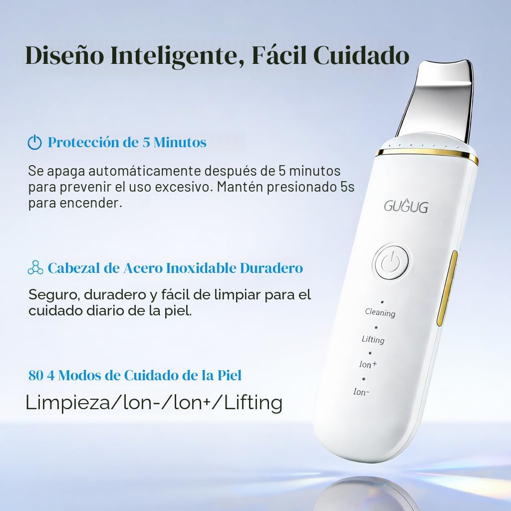 GUGUG - Espátula para exfoliar la piel, espátula facial, limpiador...