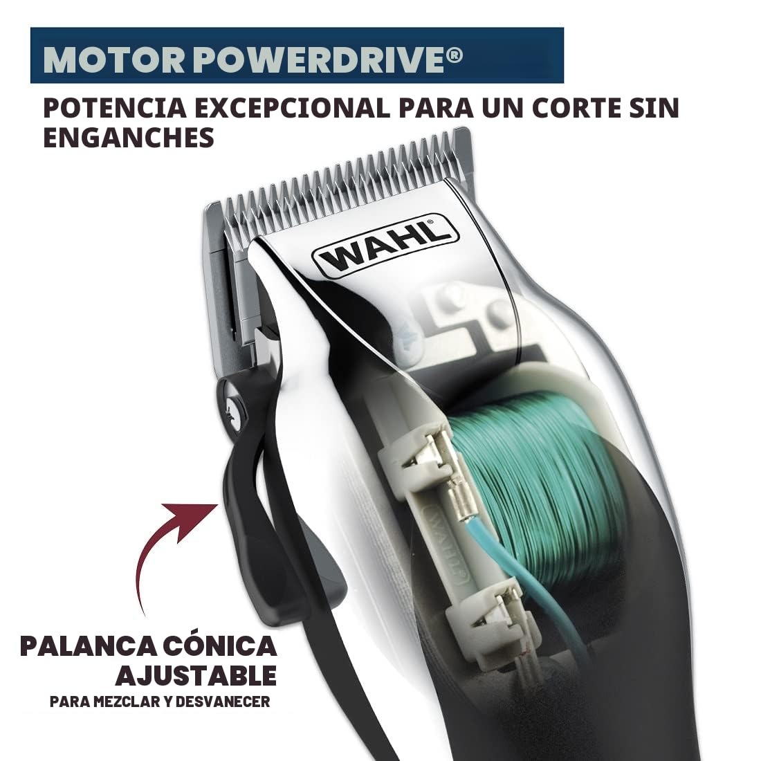Set para cortar el cabello Chrome Pro n.° 79524-2501 (24 accesorios)