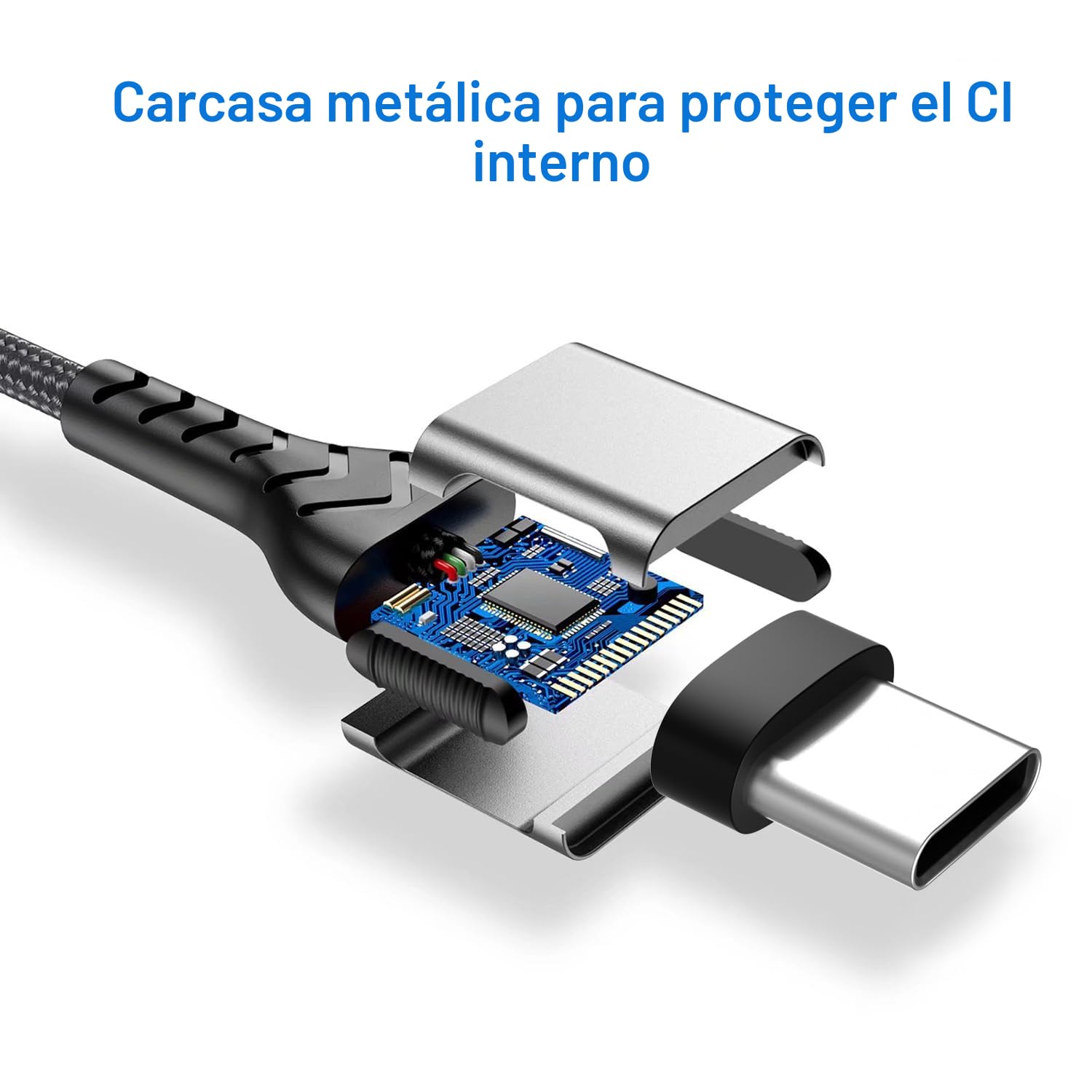 Durcord 2Pack 10 pies Cable Cargador USB C - Carga Rápida 100W para...