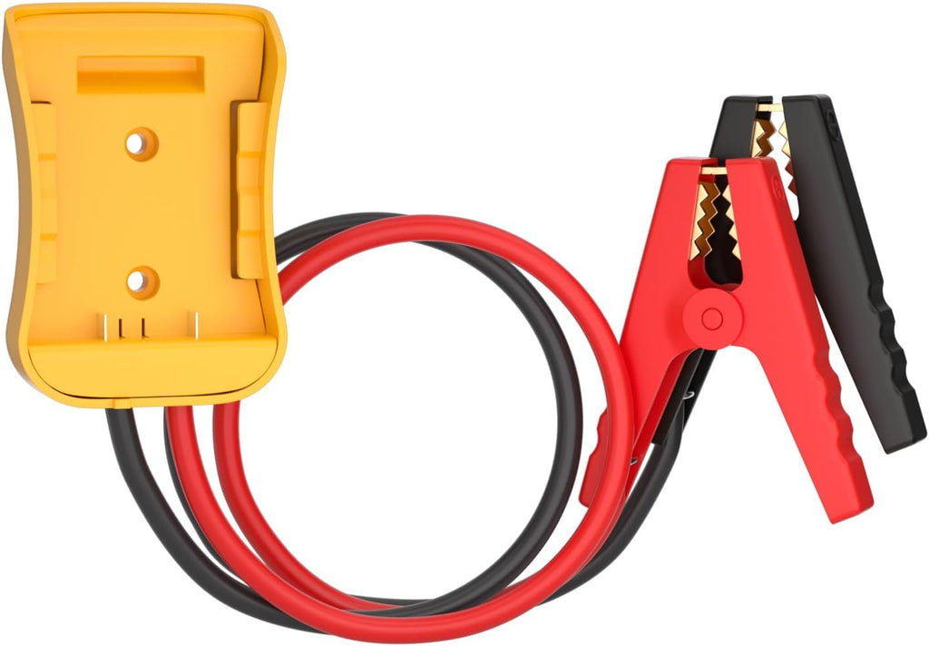 Cables de puente para auto con adaptador compatible con baterías DE...
