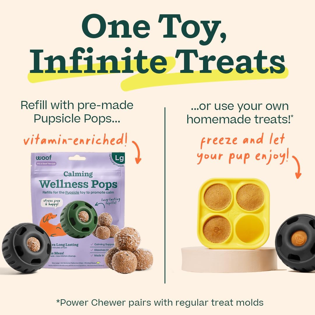 WOOF Power Chewer Pupsicle - Juguetes masticables duraderos y de la...
