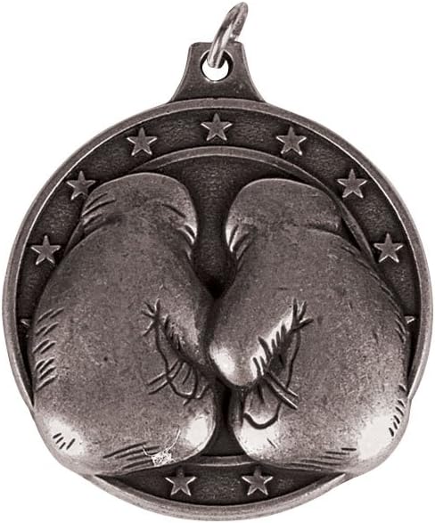 Ringside Medalla de guante de boxeo 2 (plata)