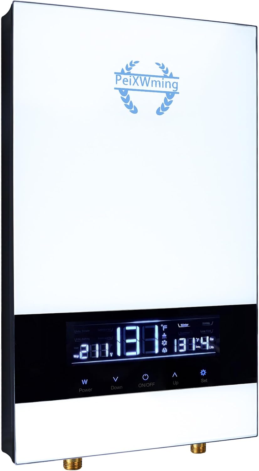calentador de agua eléctrico sin tanque 14kW, calentador de agua ca...