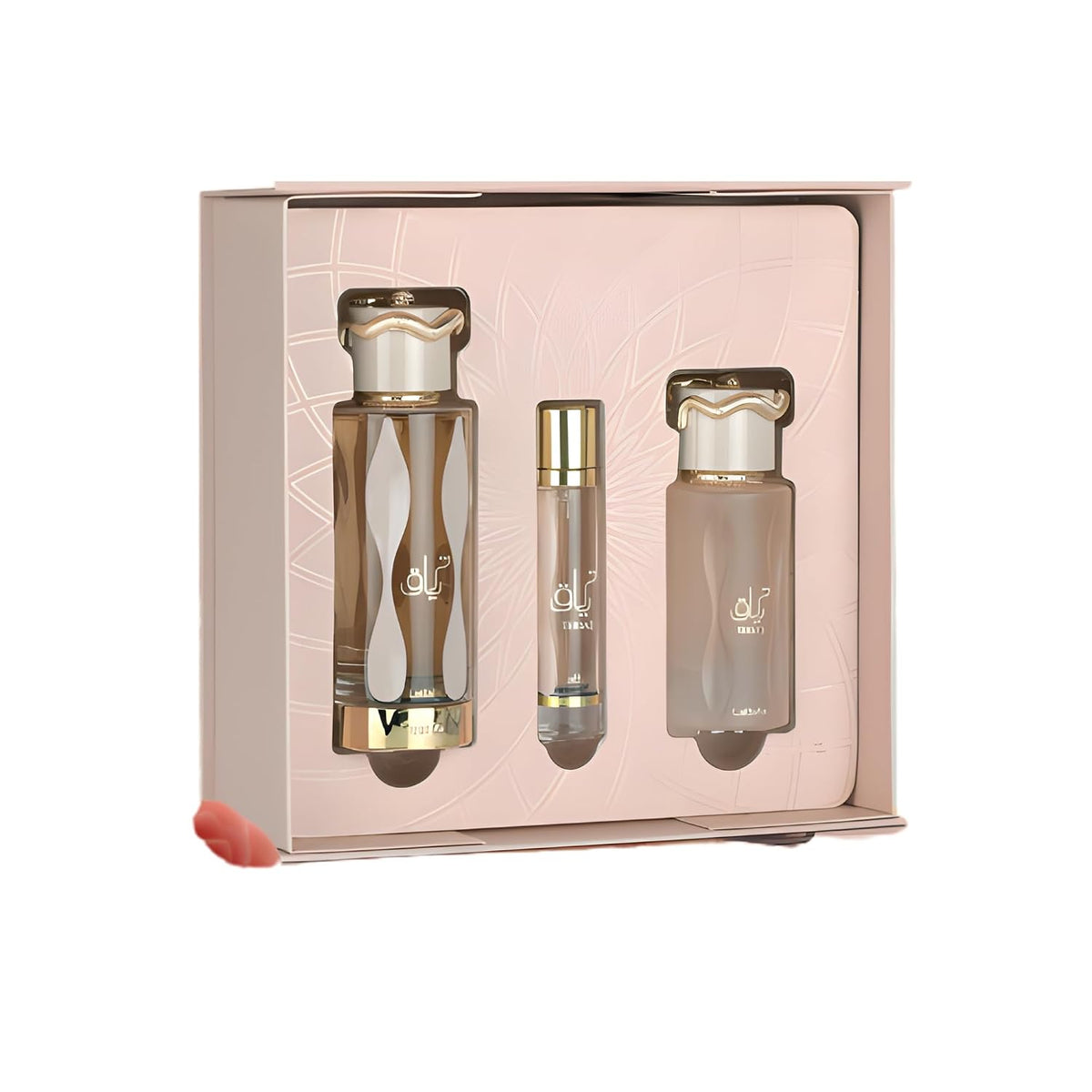 Lattafa Teriaq - Set de regalo \u2013 Eau De Parfum de 3.4 fl oz, 0...