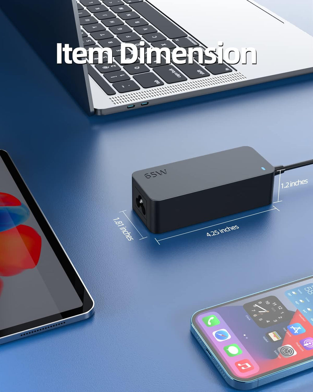 Superer - Cargador USB C de 65 W\/45 W para laptop Lenovo ThinkPad,...