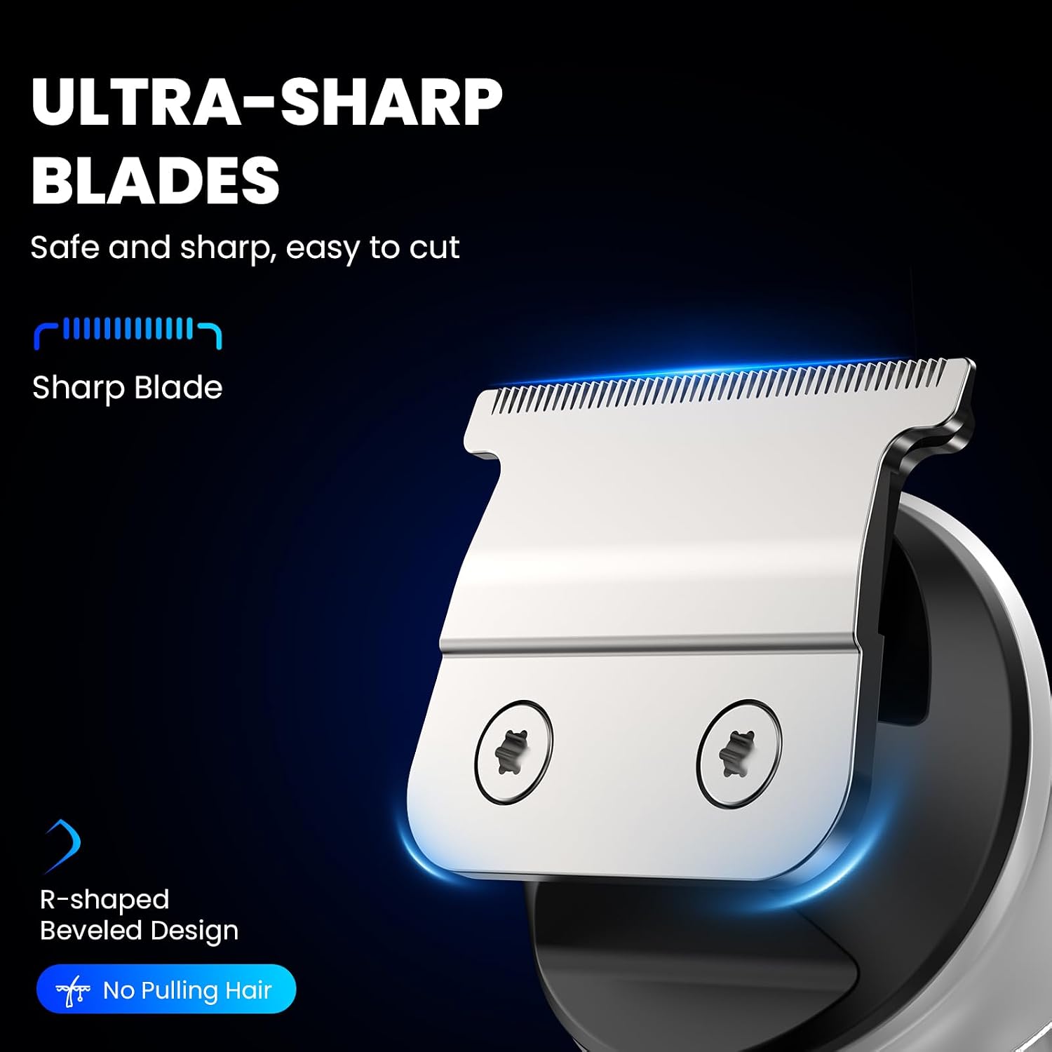 Ufree Recortadora de barba para hombres, afeitadora eléctrica 7 en...
