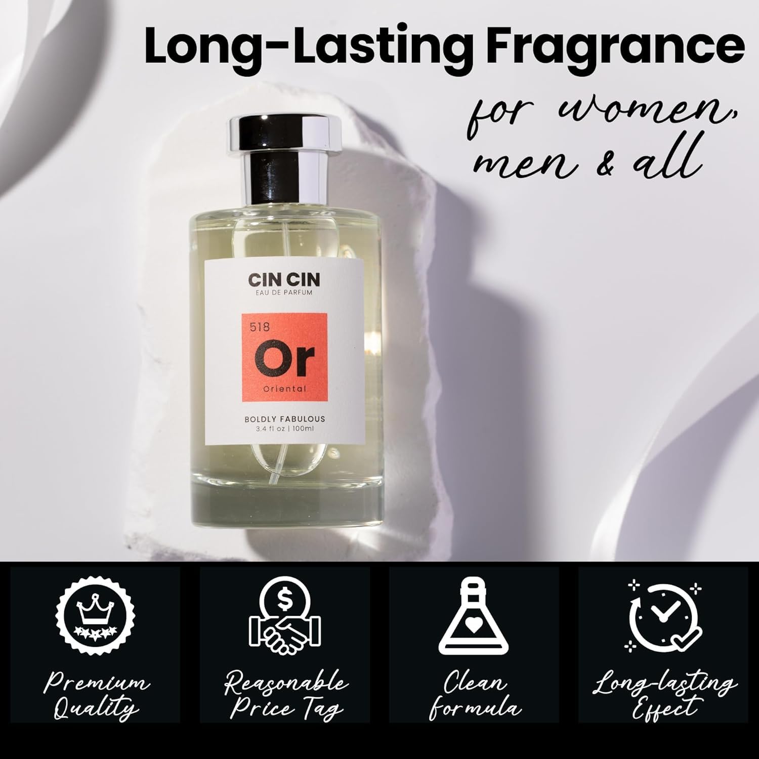Cin Cin Noir Opium Perfume Oriental 515 EDP 3.4 fl oz Inspirado en...