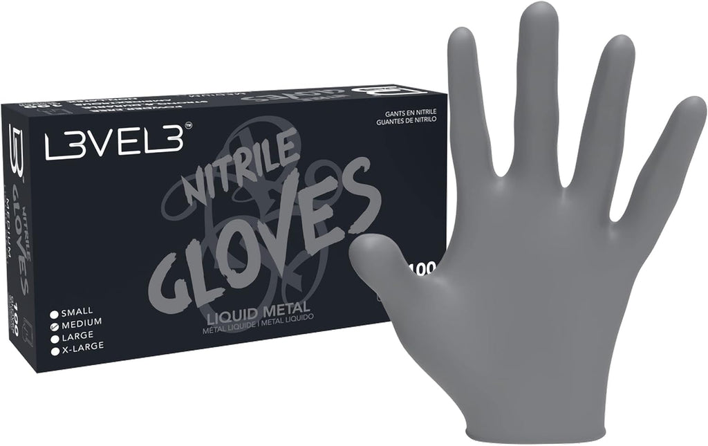 L3 Guantes de Nitrilo Nivel 3 - Guantes Desechables Profesionales d...