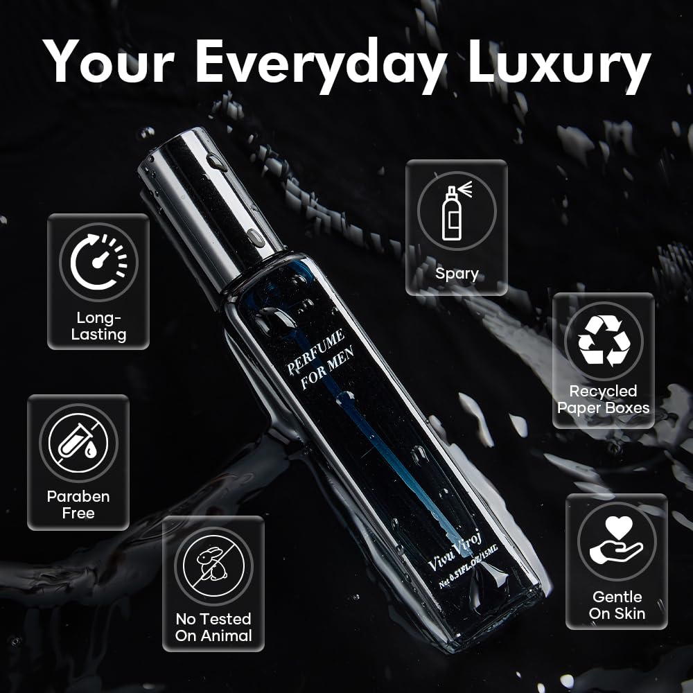 Colonia de feromonas para hombres - Perfume de larga duración para...