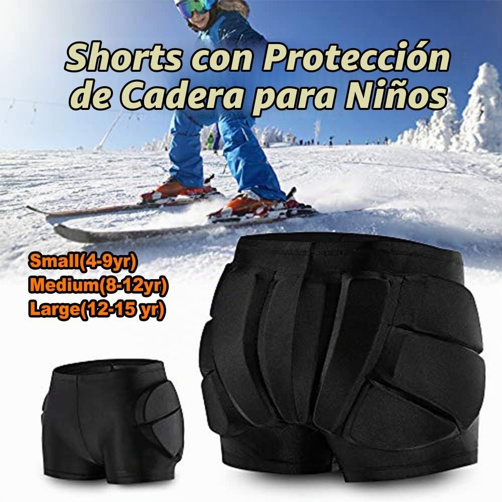 RANDDER - Pantalones cortos con almohadilla para el trasero para pa...