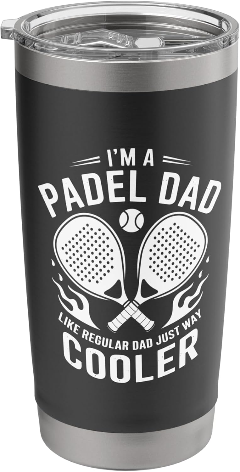 Jugador de pádel de tenis padre, raqueta deportes padel amante papá...