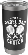 Jugador de pádel de tenis padre, raqueta deportes padel amante papá...