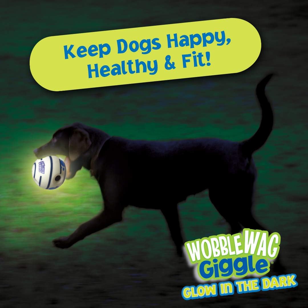 Wobble Wag Giggle Brilla en la oscuridad | Juguete de enriquecimien...