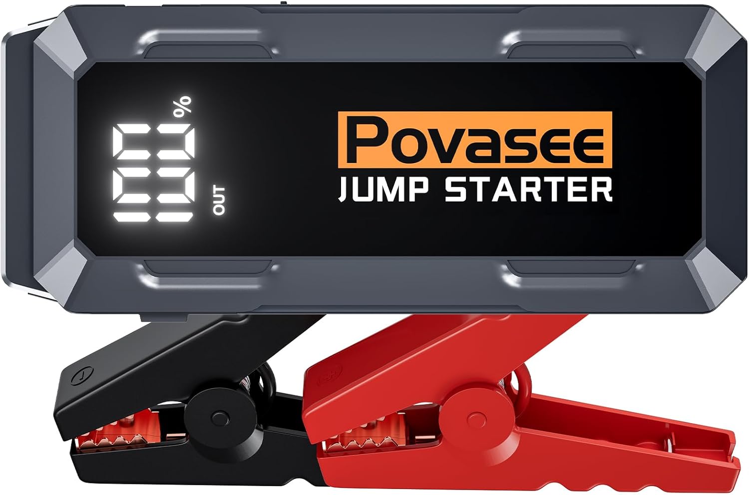 Povasee Arrancador de 4000 amperios, arrancador de batería de 12 vo...