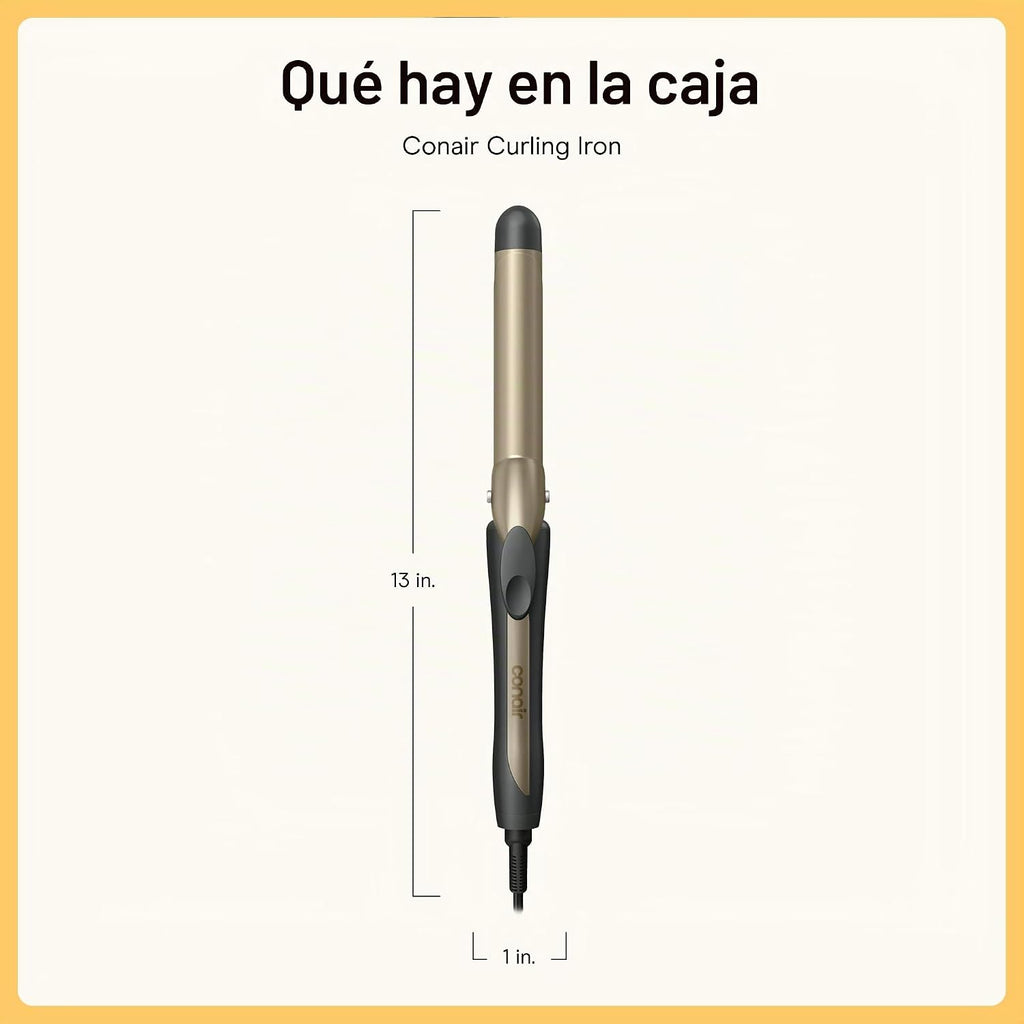INFINITI PRO CONAIR Rizador de cerámica de turmalina de 1 pulgada,...