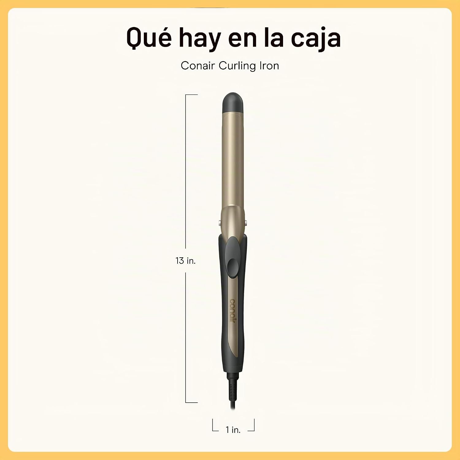 INFINITI PRO CONAIR Rizador de cerámica de turmalina de 1 pulgada,...