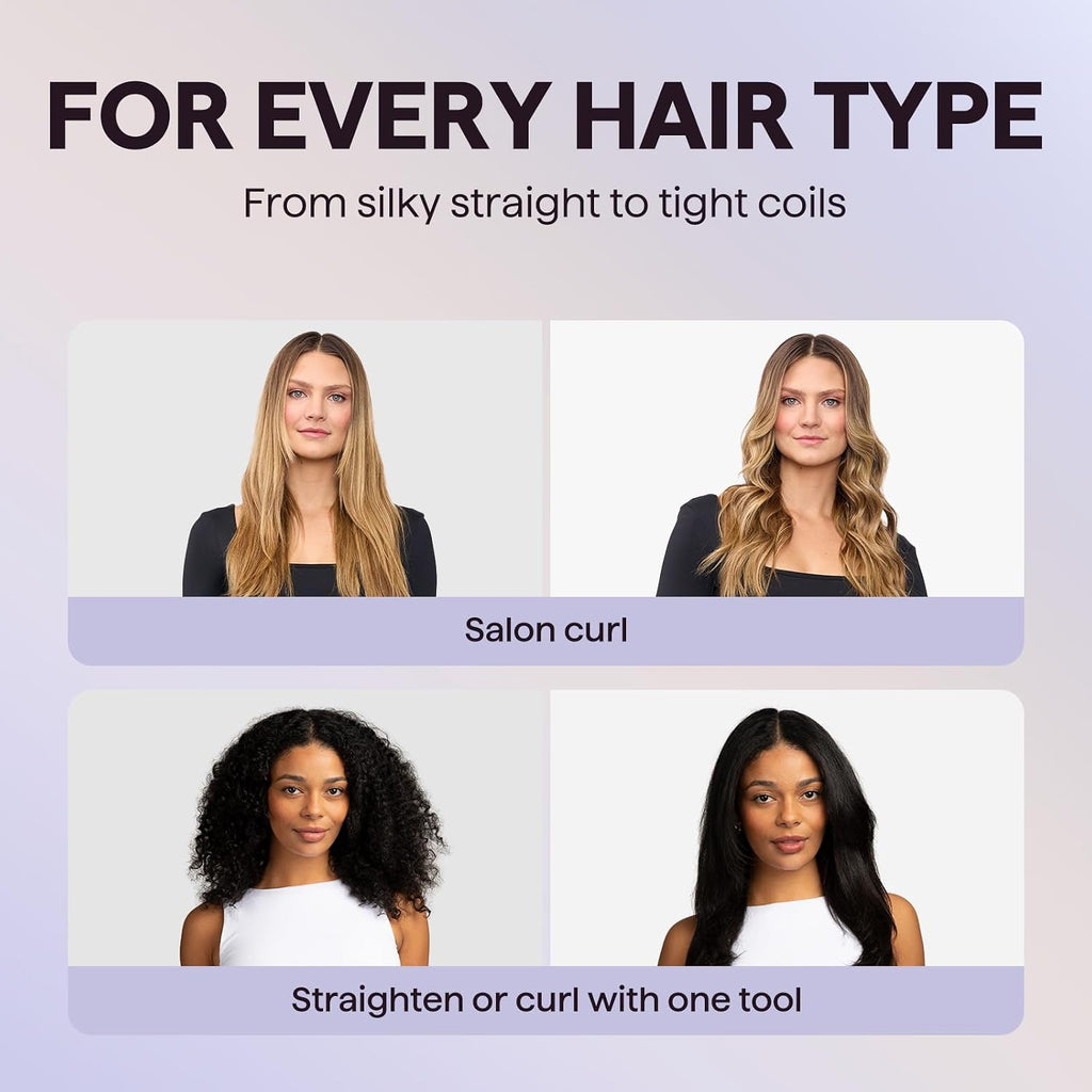 Wavytalk Airflow Styler Whirlwind Curl, alisador de cabello y rizad...