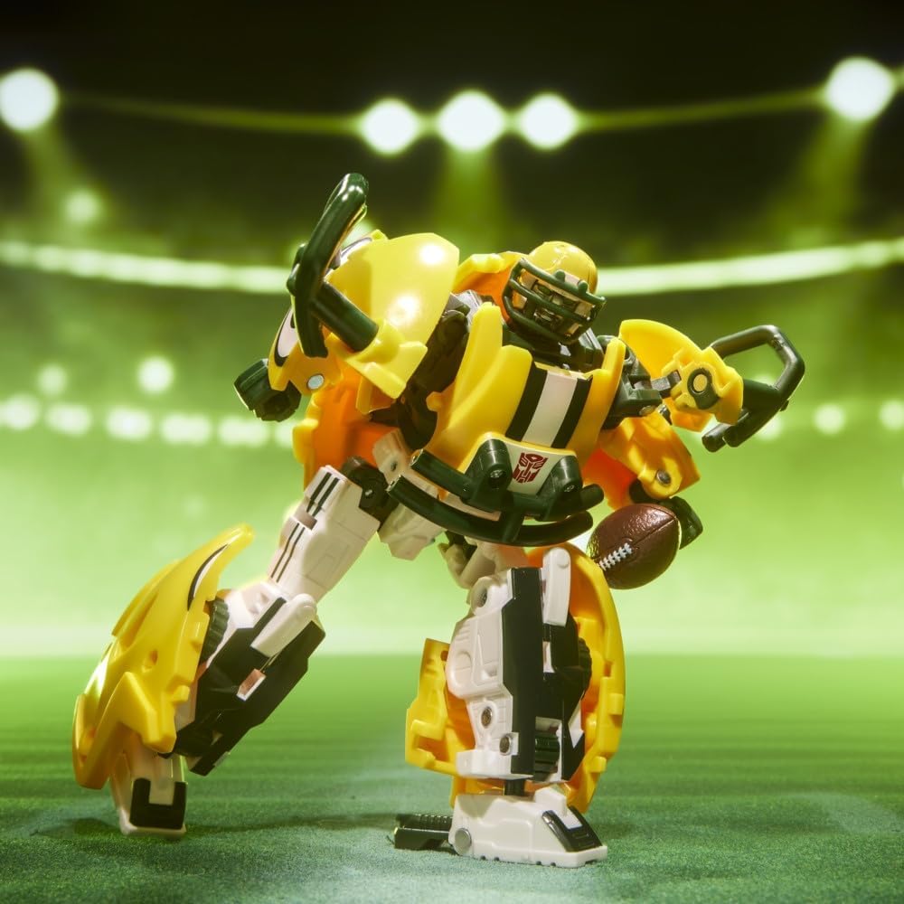Transformers NFL Green Bay Packers Tundra Prime - Figura de acción...