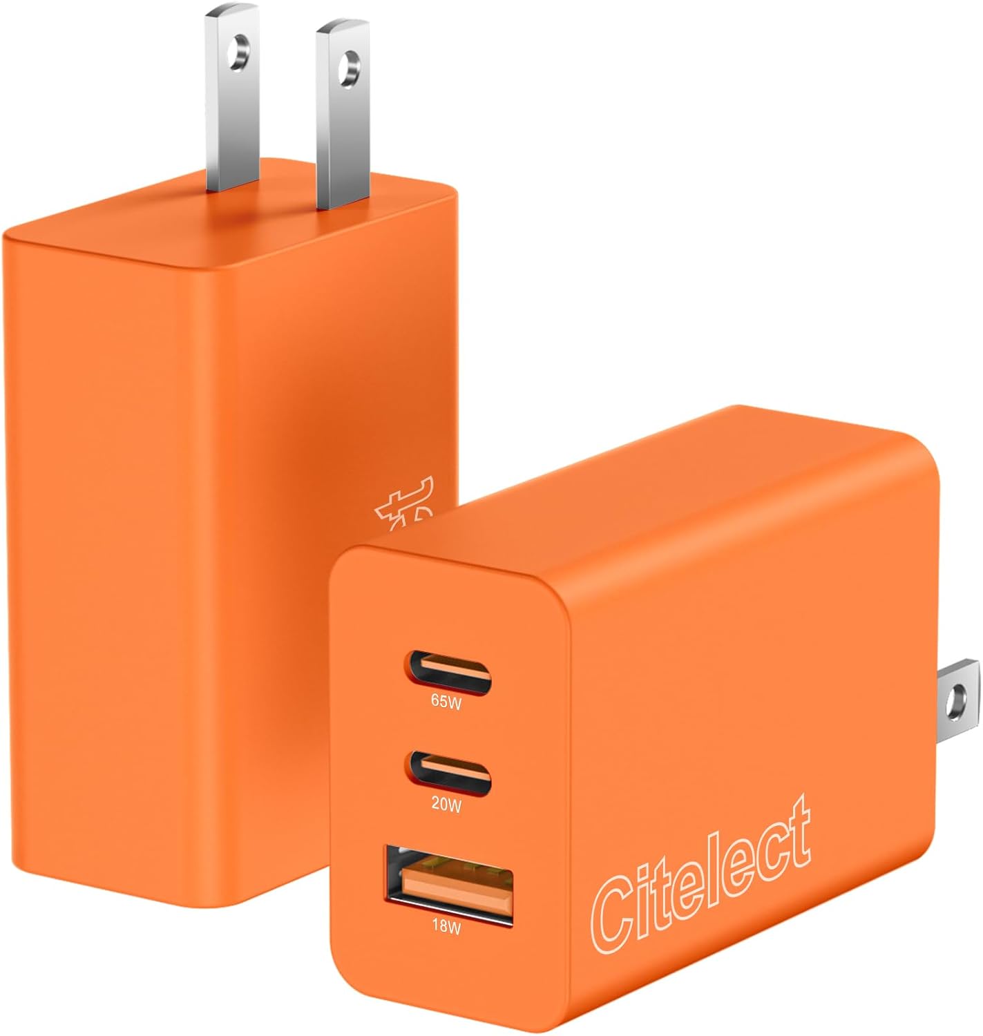 Paquete de 2 bloques de cargador USB C de 65 W, adaptador de carga...