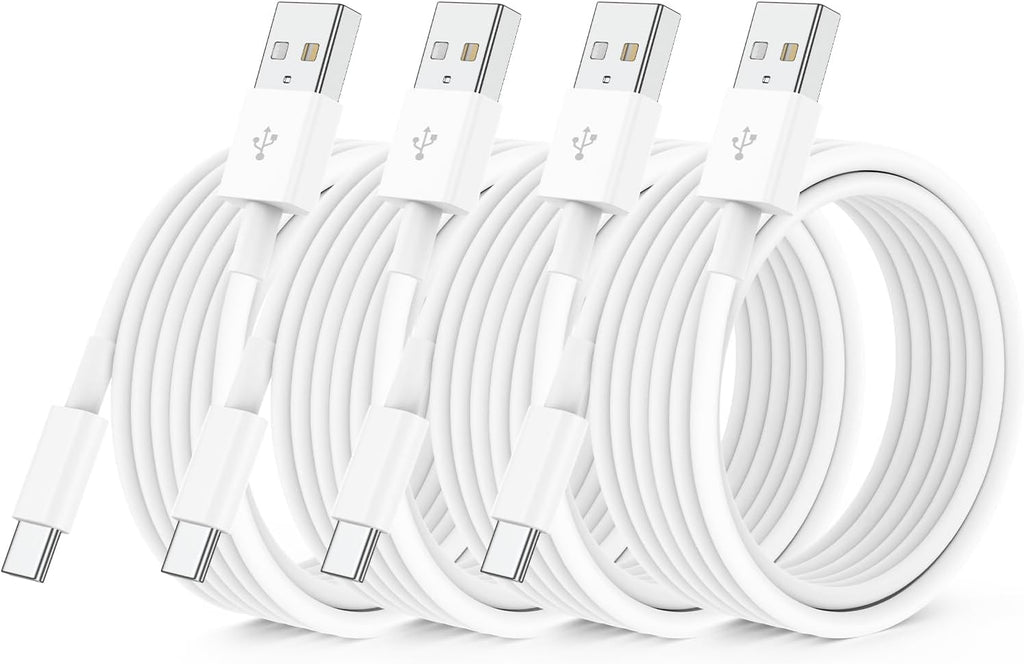 QZIIW Paquete de 4 cables Apple USB C de carga rápida de 10 pies pa...