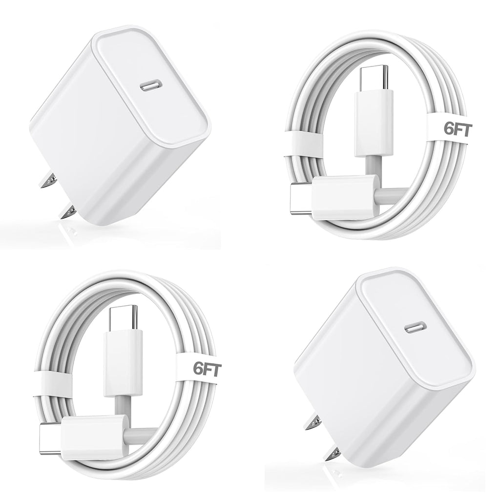 iPhone 16 15 de carga rápida, paquete de 2 bloques de cargador de p...