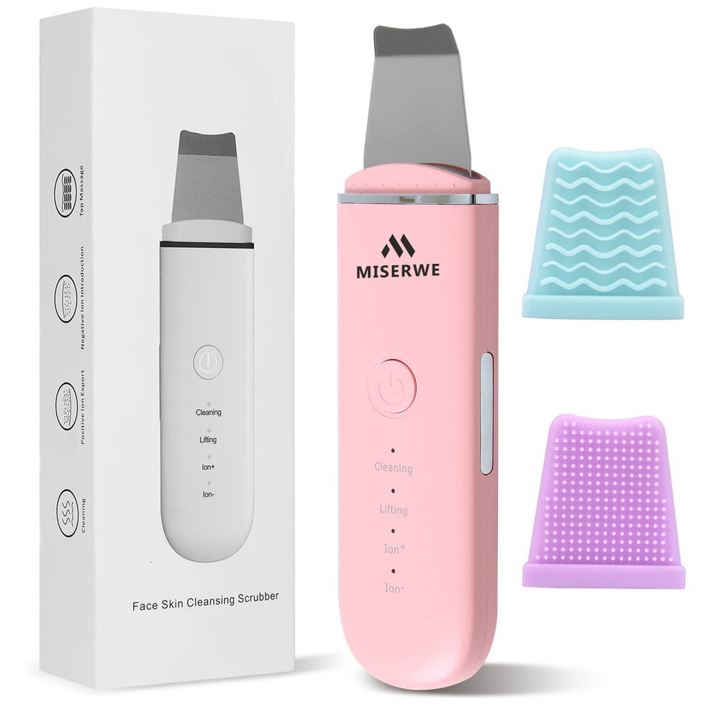 MISERWE - Espátula facial para la piel, limpiador de poros con 4 mo...