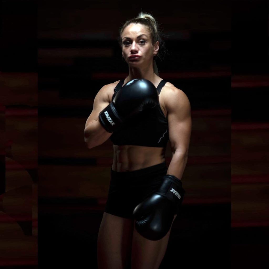 Kruzak - Guantes de boxeo para hombres y mujeres, guantes de sparri...