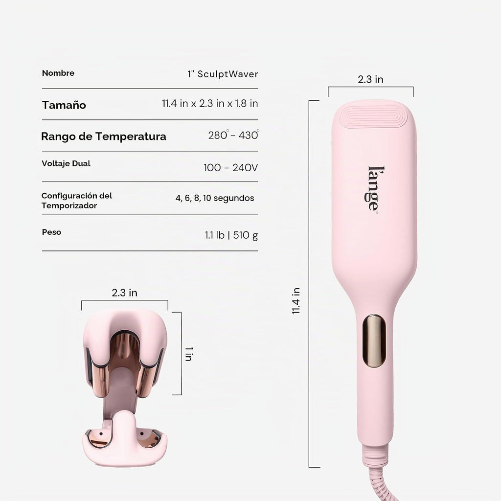 L'ANGE Hair SculptWaver Ondulador de Titanio de Onda Profunda |...