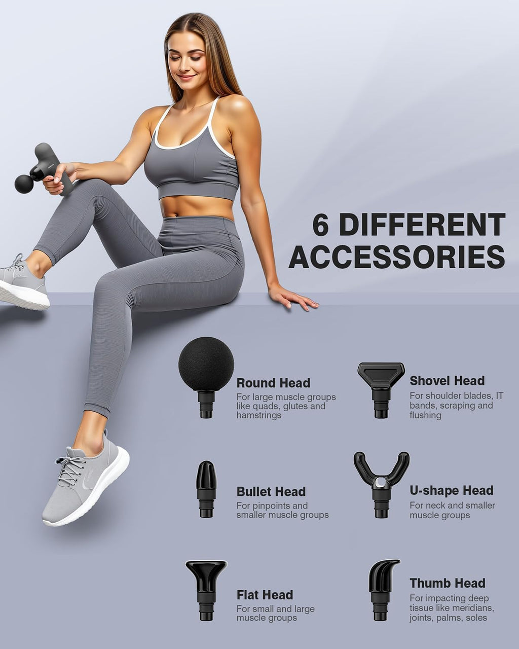 Cotsoco Mini Massage Gun, Deep Tissue Percussion Muscle Massager, C...