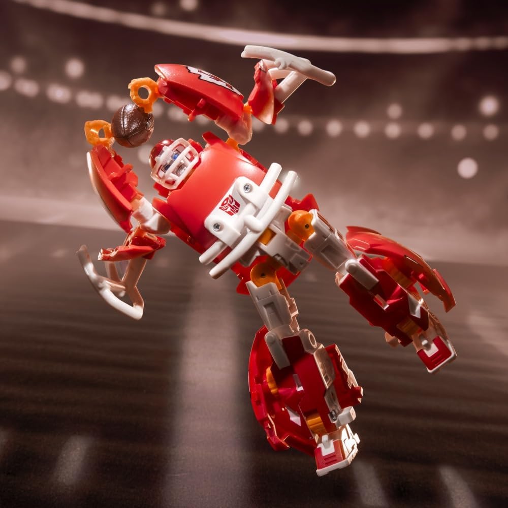Transformers NFL Kansas City Chiefs KC-59, figura de acción de 5.5...