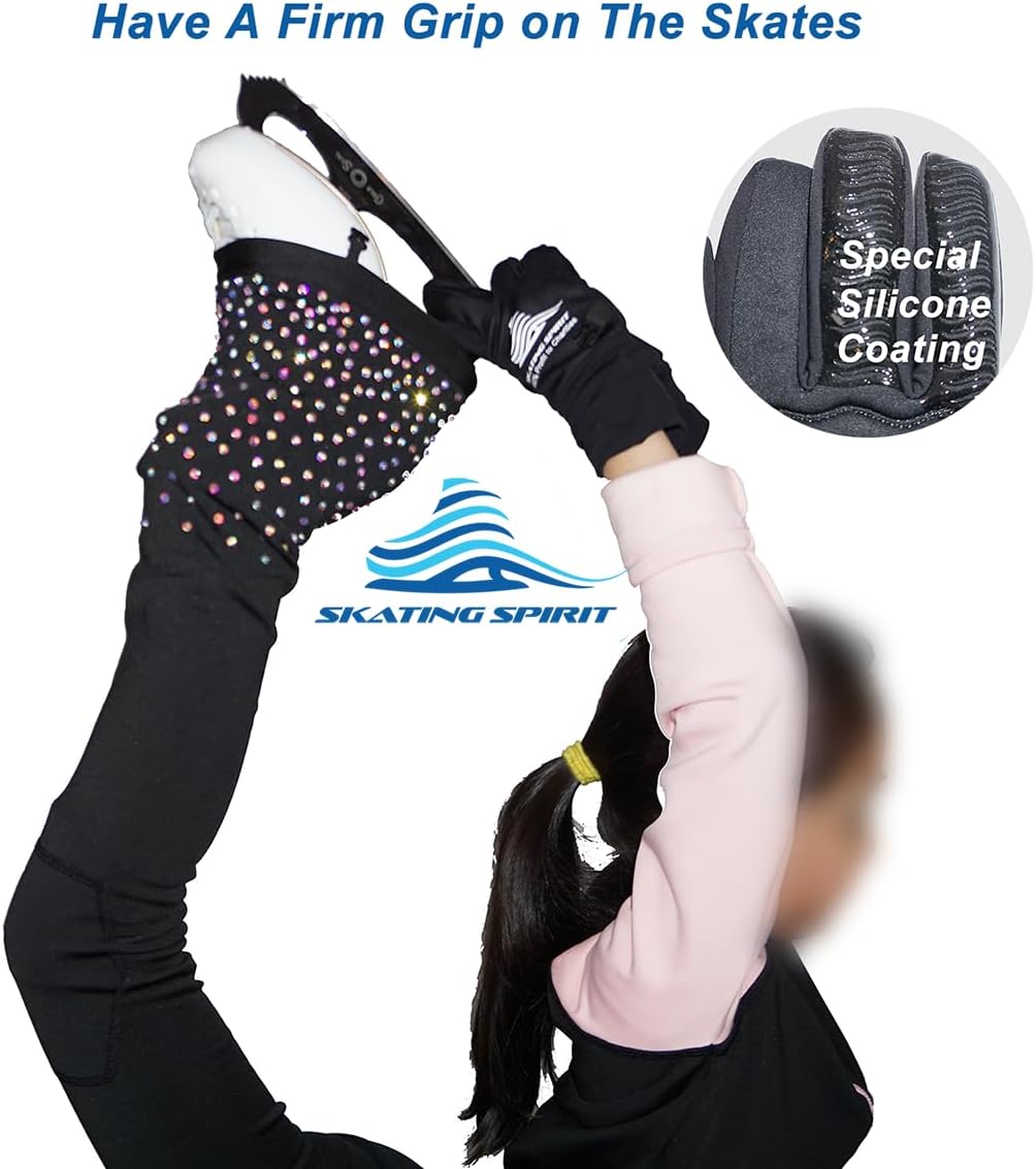 Skating Spirit Guantes de protección de palma acolchados de gel par...
