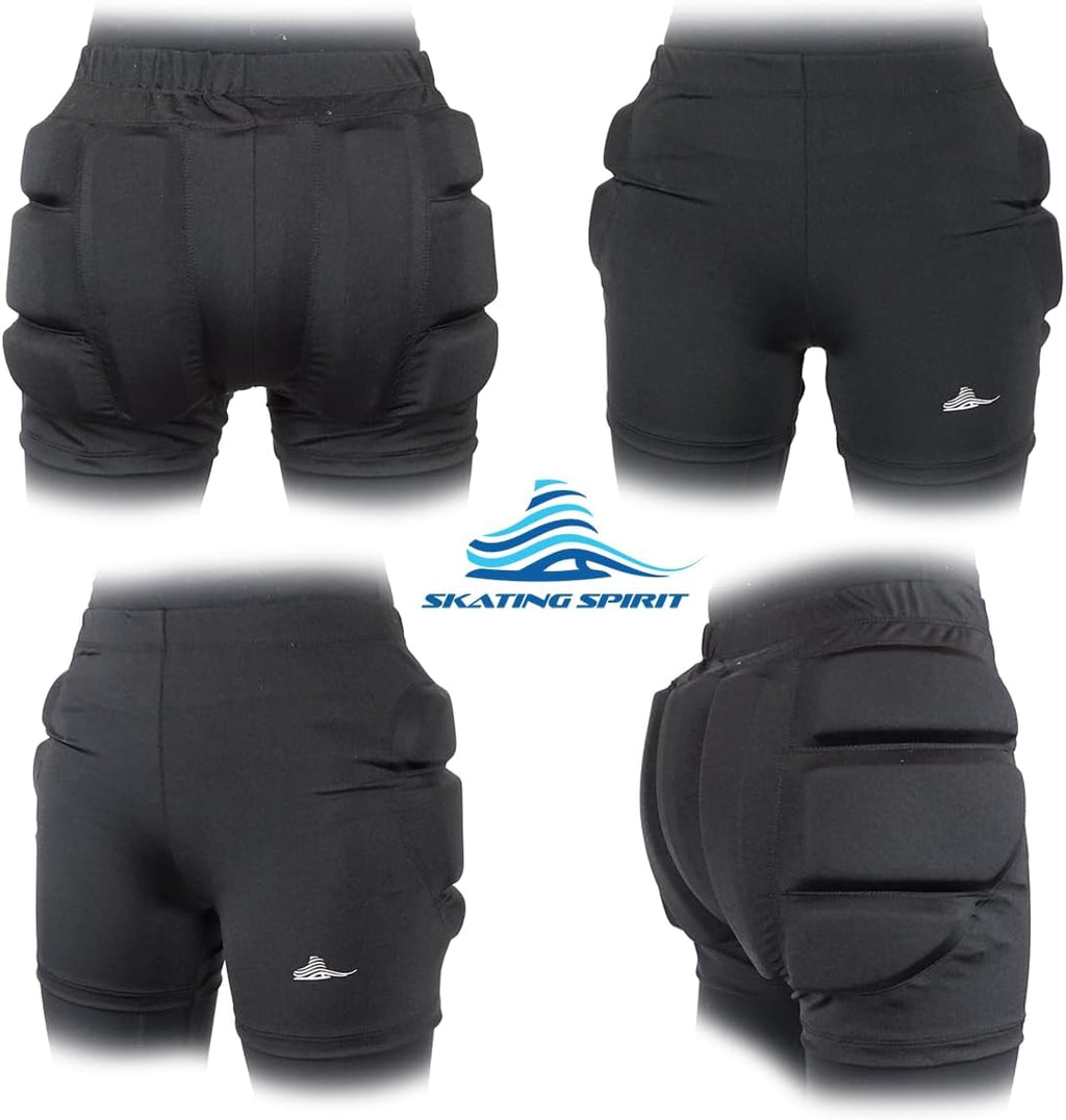Skating Spirit Pantalones cortos acolchados protectores para el cox...