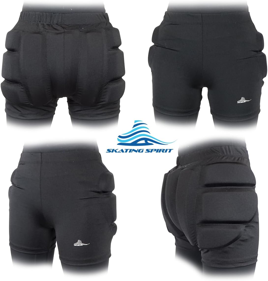 Skating Spirit Pantalones cortos acolchados protectores para el cox...