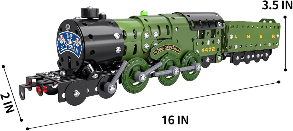 Lucky Doug STEM Building Projects - Juego de tren modelo de juguete...