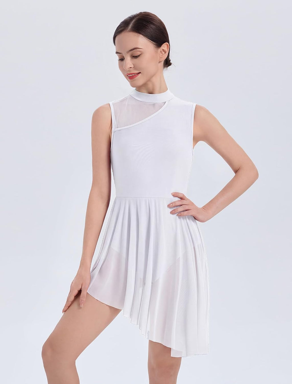 AFAVOM Vestido de baile lírico para mujer, disfraces de baile conte...