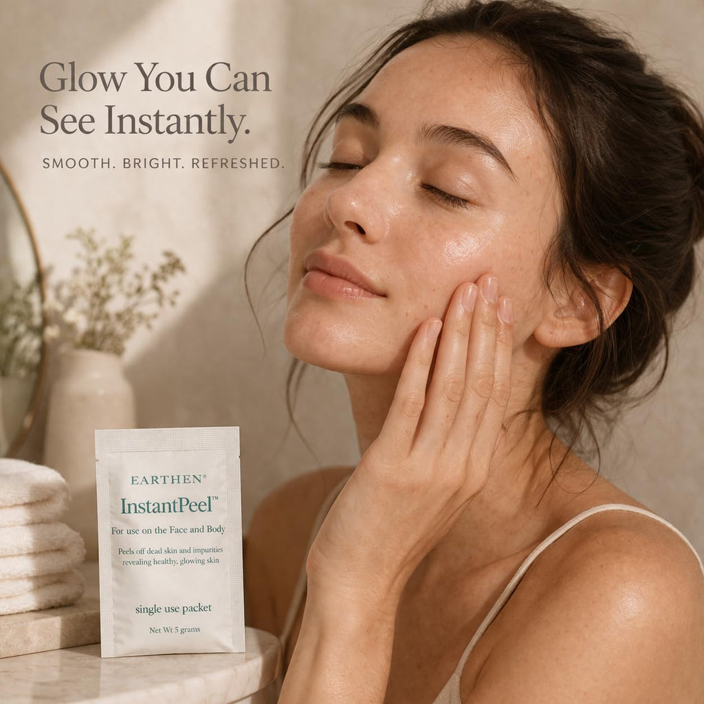 Earthen - Paquetes exfoliantes instantáneos \u2013 Exfoliante facia...